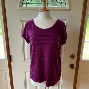 LOFT Purple Shirt size XL